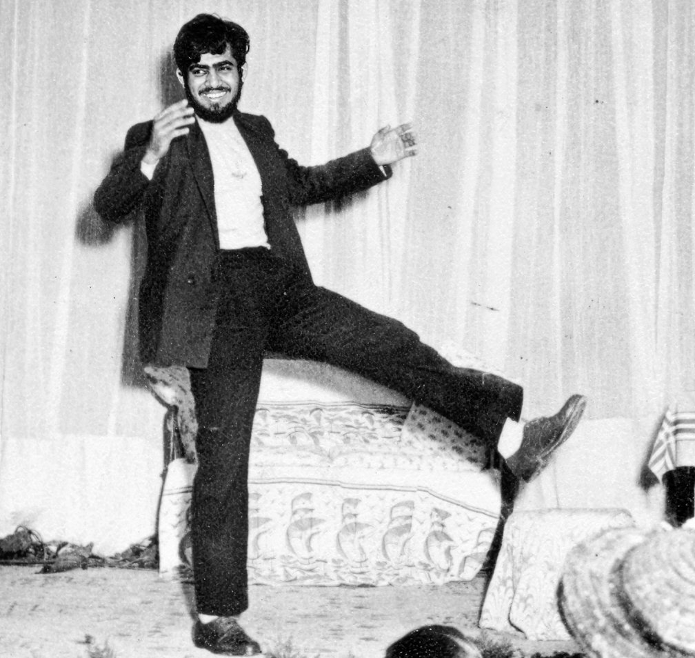 Promesse as Captain Haddock in a play during Dortoir's Anniversary Celebrations