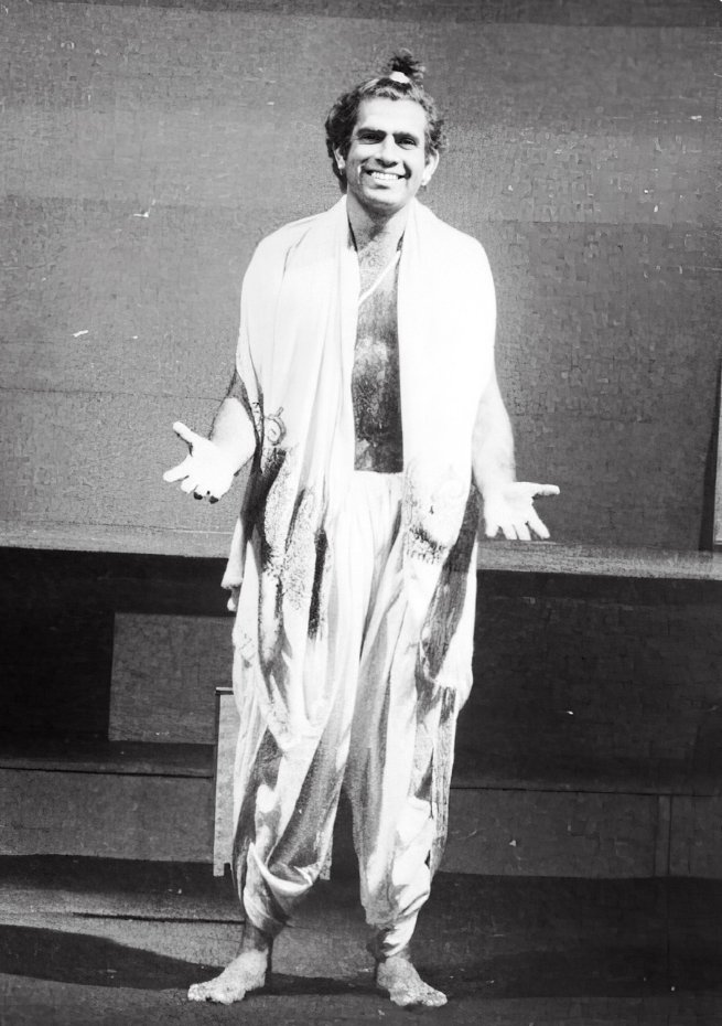 Promesse in a play during the Ashram School's Anniversary Celebrations
