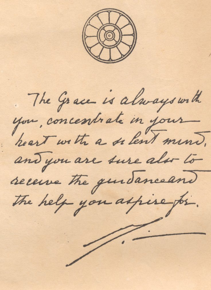 The Mother's birthday card to Promesse, 23 December 1964
