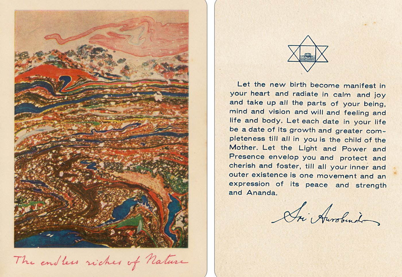 The Mother's birthday card to Promesse, 23 December 1965