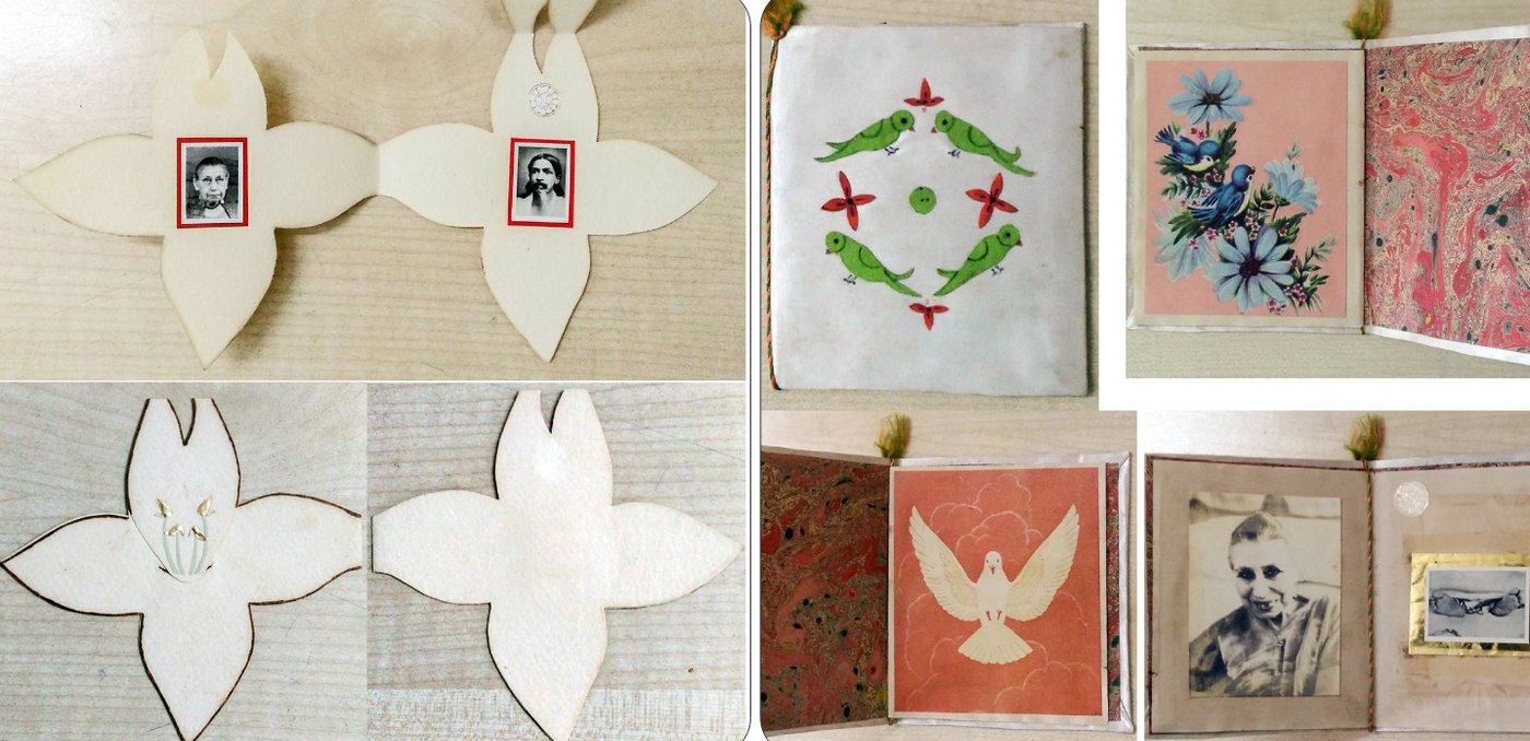 Blessing cards given by the Mother