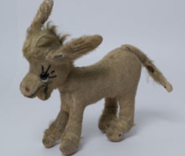 A toy donkey given to Promesse by the Mother on one of his birthdays