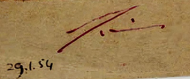 The Mother's signature