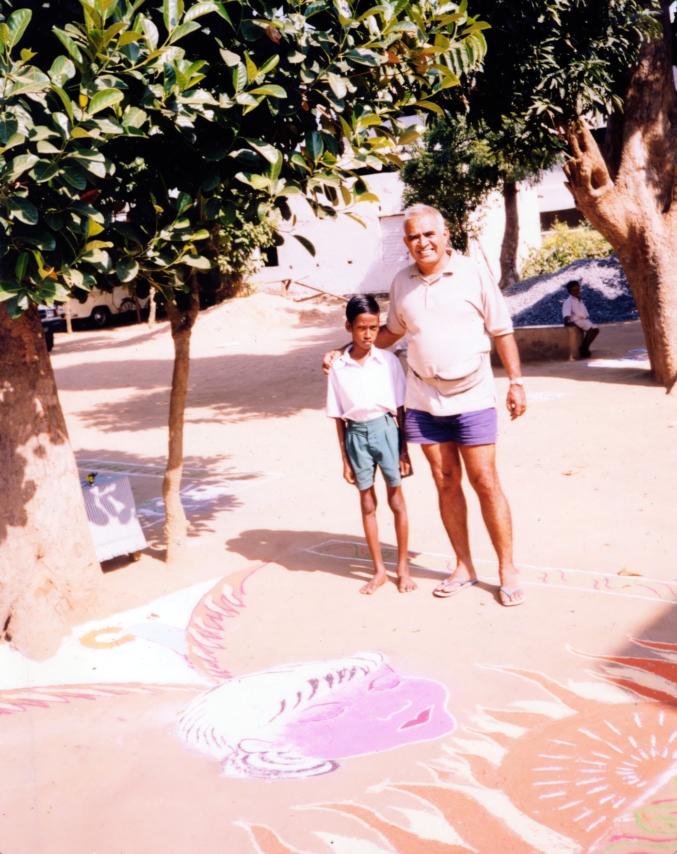 Promesse with his student Srikant