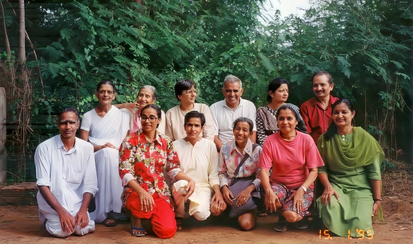 L to R (Front) - Brajkishore, Kokila, Kavita, Arunaben, Sudha & Tulsa, L to R (Back) - Kusumben, Anuben (both were boarding in-charge), Tara, Promesse, Asha & Vasu