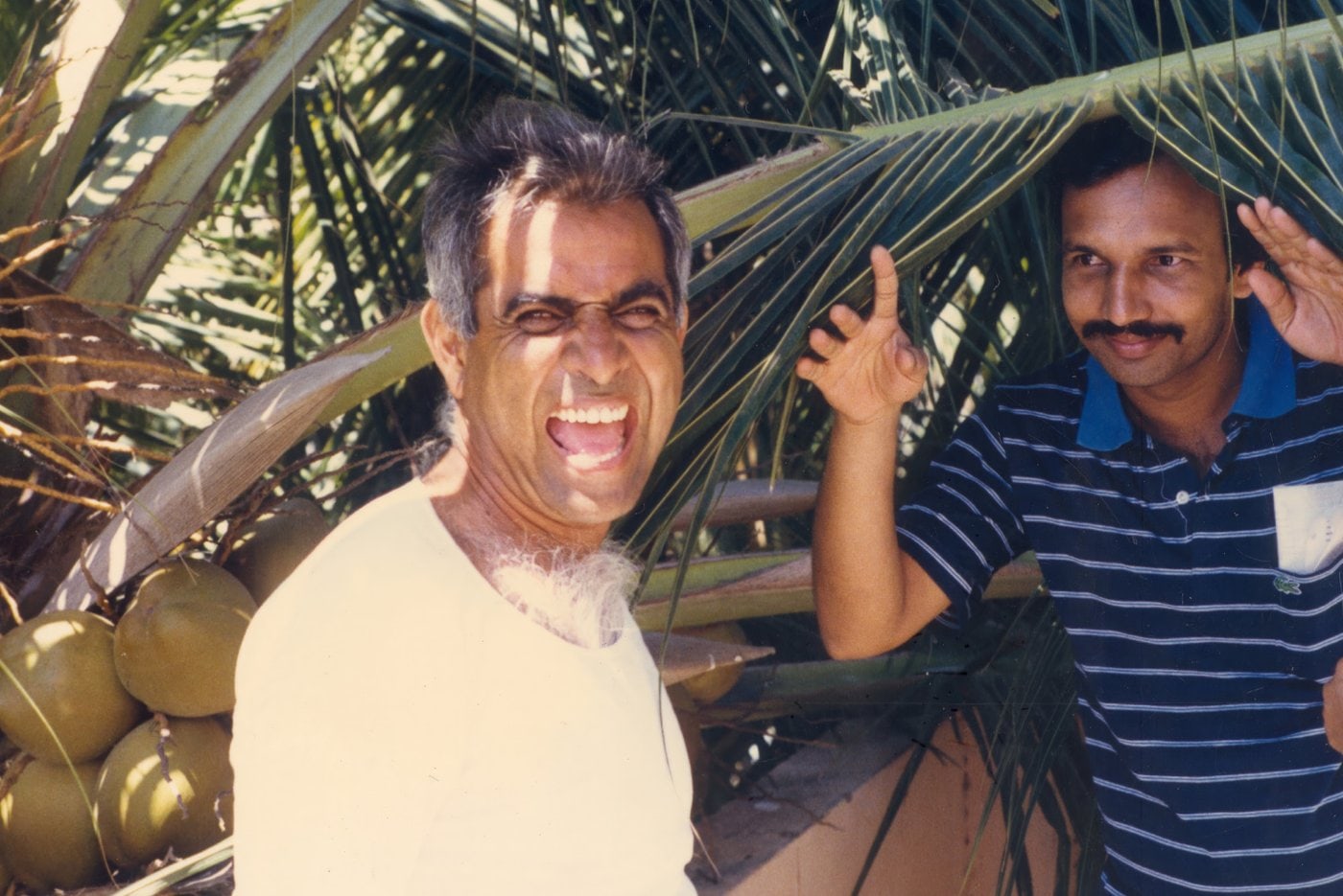 Sharing a laugh - Promesse with Suresh Somani