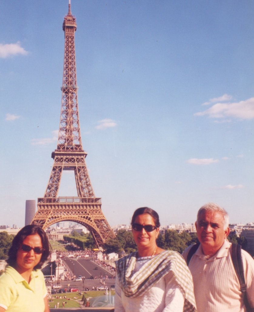 Promesse in France, 2001 with Nishi & Vandana