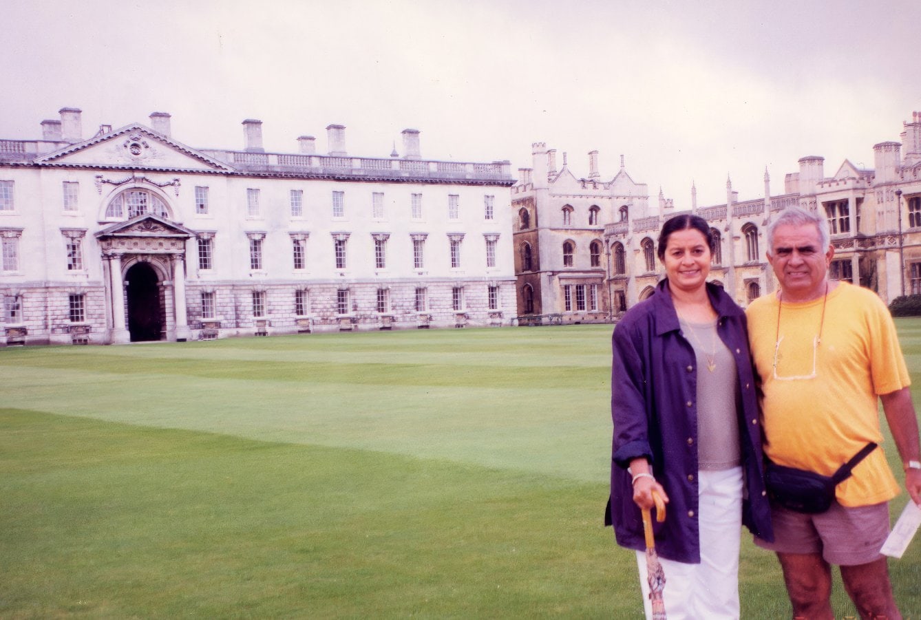 Vandana & Promesse at Kings College, Cambridge