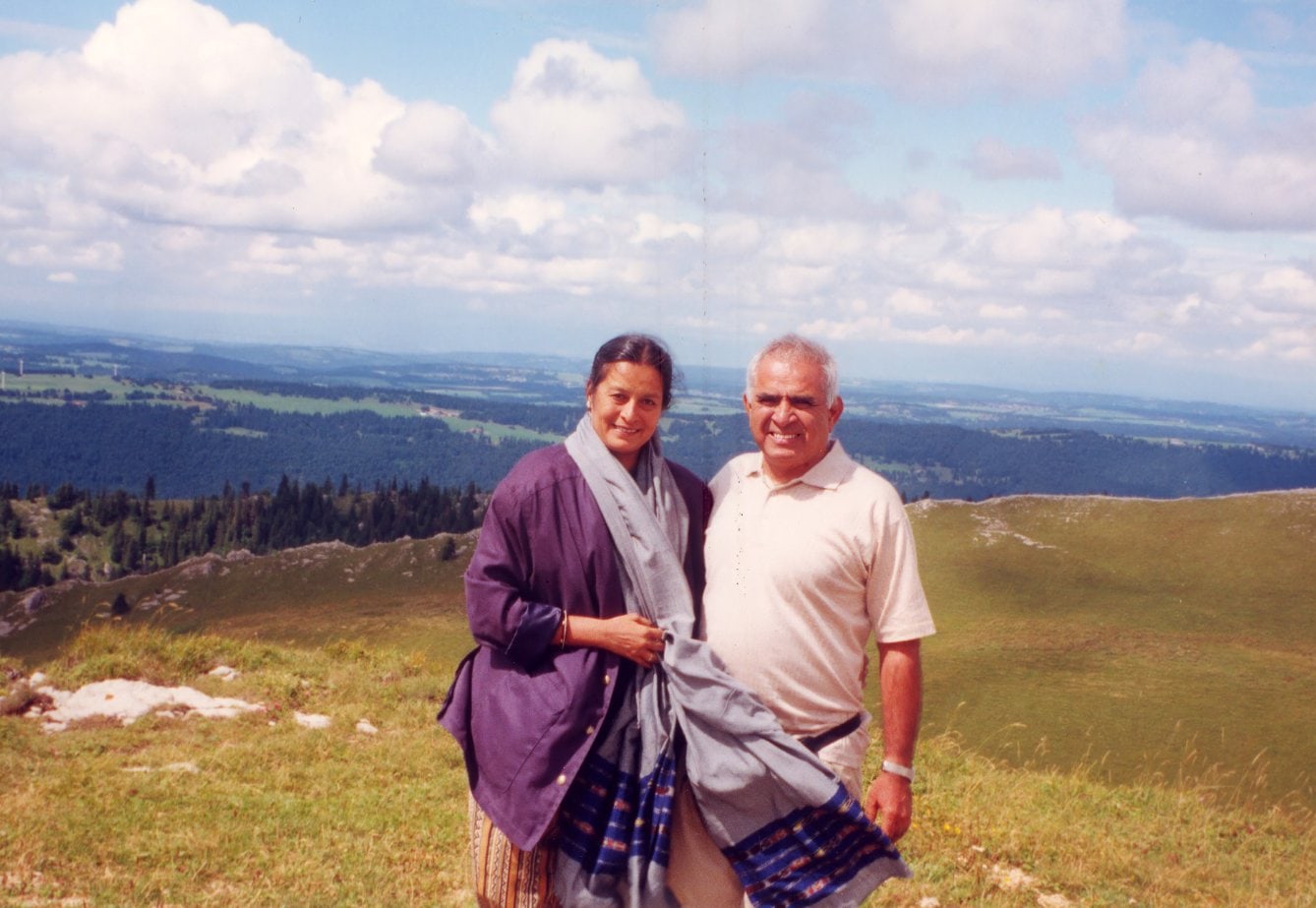 Promesse & Vandana in Switzerland, 2001
